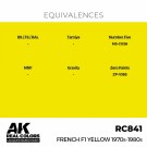 RC841 French F1 Yellow 1970s-1980s thumbnail