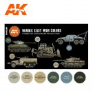 AK-Interactive AK 11648 MIDDLE EAST WAR COLORS SET thumbnail