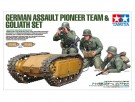 Tamiya 1:35 - 35357 German Assault Pioneer Team & Goliath Set thumbnail