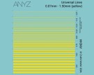 ANYZ Universallinjer 0,07 mm - 1,50 mm (gul) thumbnail