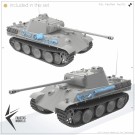 Faustus Models 1:35 - FM35021 Panther Tool Racks (Battle worn) thumbnail
