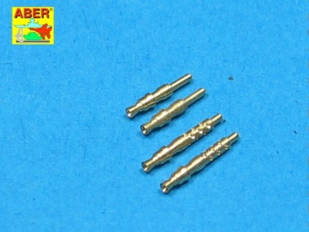 4  barrels tips for MG 17 - Aber Models
