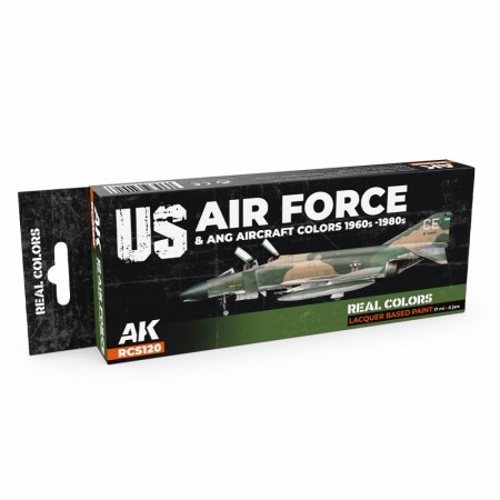 AK-Interactive RCS120 US Air Force & ANG Aircraft Colors 1960s Set