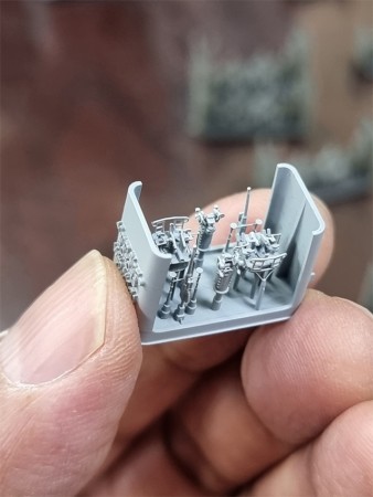 HS Models 1:350 - 40mm Single Bofors with MK-51