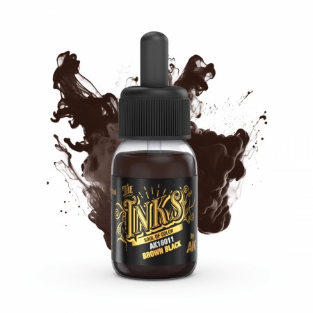 AK The Inks - Brown Black Acrylic