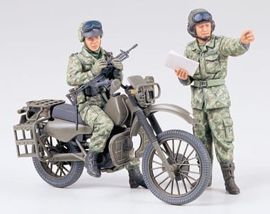 Tamiya 1:35 - JGSDF Motorcycle Reconnaissance Set (35245)