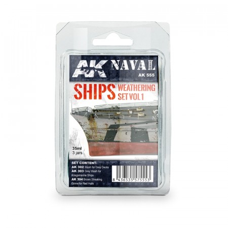 AK-Interactive AK555 Ships Weathering Set Vol.1
