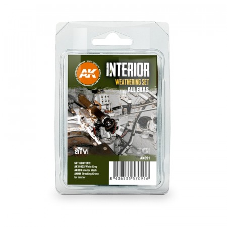 AK-Interactive AK091 Interior Weathering Set