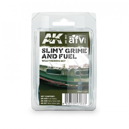 AK-Interactive AK063 Slimy and Fuel Effects Set