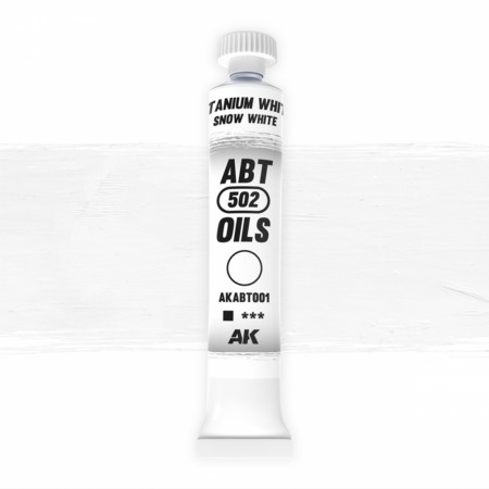 AK-Interactive AKABT001 Titanium White/Snow white