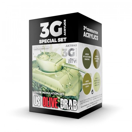 AK-Interactive AK 11643 US Olive Drab Modulation Set