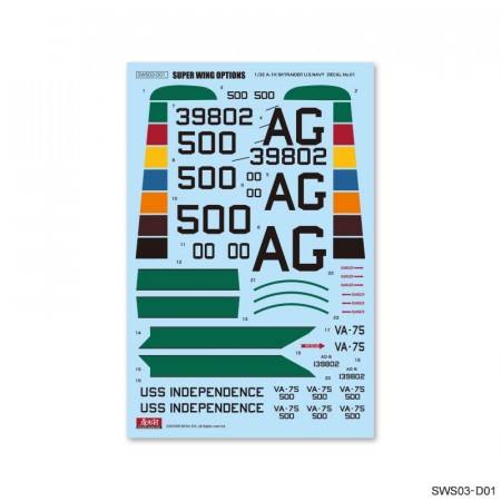 SWS03-D01 A-1 Navy Type Marking 1