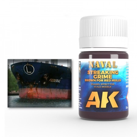 AK-Interactive AK304 Brown Streaking Grime for Red Hulls