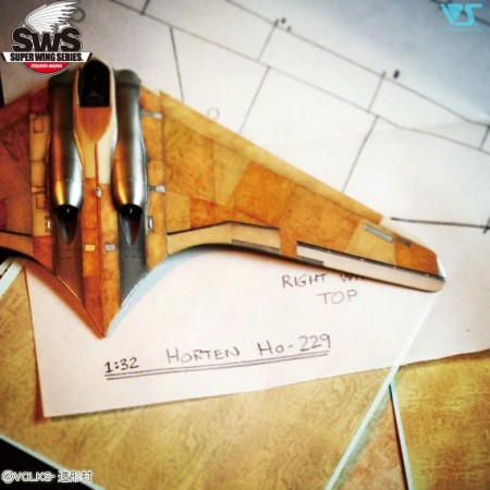 SWS08-D01 Ho 229 Wood Grain Decal Set