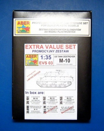 US Tank Destroyer M-10 (Extra Value Set)