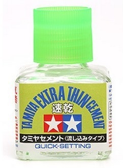 Tamiya 87182 Tamiya Extra Thin Cement Quick Set 40ml