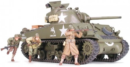 Tamiya 1:35 - US Medium Tank M4A3 Sherman 75mm Gun Late Production (35250)