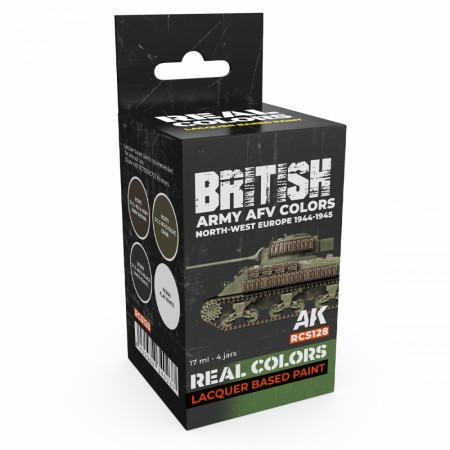 AK-Interactive RCS128 British Army AFV Colors. North-West Europe 1944-1945