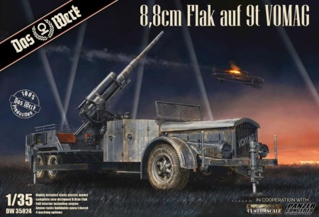 Das Werk 1:35 - 8.8cm Flak mounted on 9t VOMAG truck