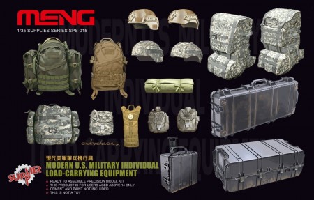 Meng Model 1:35 - Modern U.S. Military Individual Load-Carrying Equipment (SPS-015)