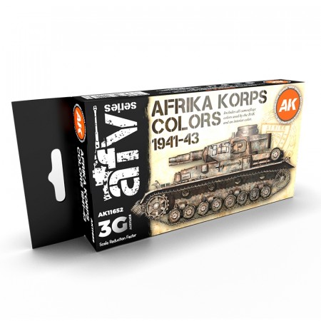 AK-Interactive AK 11652 Afrika Korps Colors 1941-43 Set