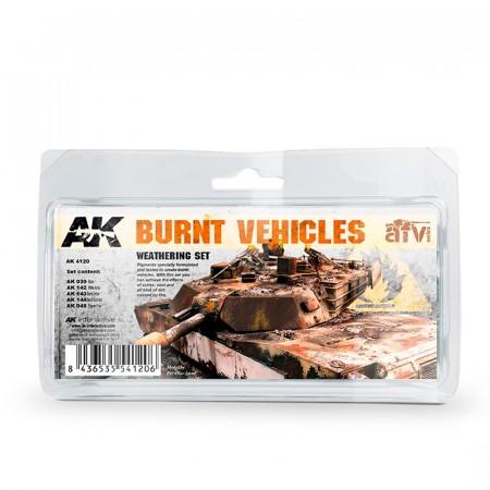AK-Interactive AK4120 Burnt Vehicles