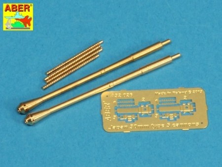 Barrels for Japanese 30mm Type 5 - Aber Models