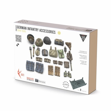 Faustus Models 1:35 - FM35018 German Infantry Accessories