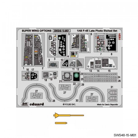 SWS48-15-M01 F-4E Late Photo-Etched Set
