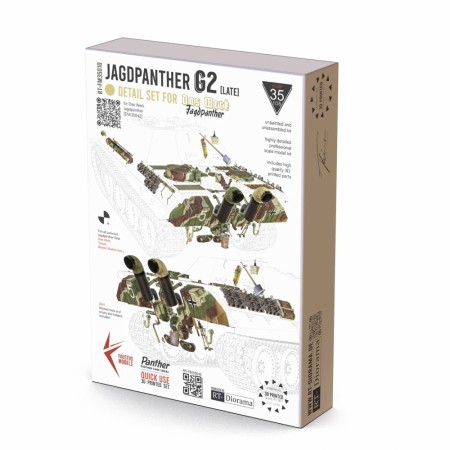 Faustus Models 1:35 - FM35010 Jagdpanther G2 [MNH-Late] Detail Set for Das Werk