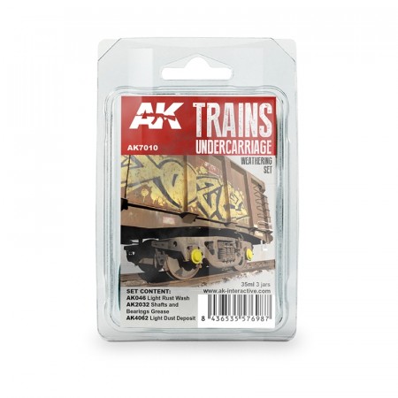 AK-Interactive AK7010 Trains undercarriage Weathering