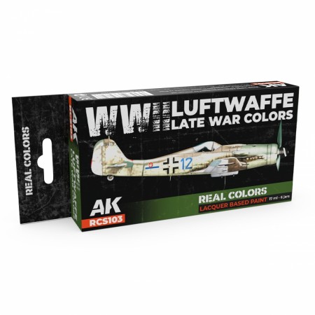 AK-Interactive RCS103 Luftwaffe WWII Late War Colors Set