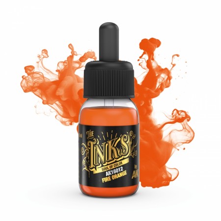AK The Inks - Fire Orange Acrylic