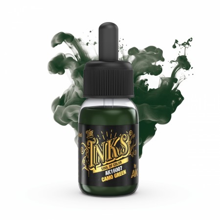 AK The Inks - Camo Green Acrylic