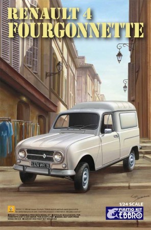 EBBRO 1:24 - Renault 4 Fourgonnette (25003)