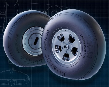 ANYZ Resin Wheel set for KOTARE 1/32 Spitfire MK I