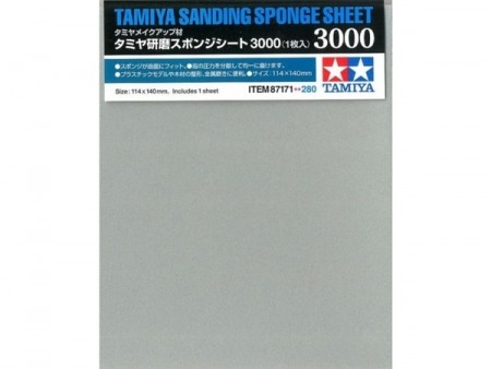 Tamiya 87171 Tamiya Sanding Sponge Sheet P3000