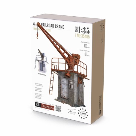 RT-Diorama 35495 4to. Railroad Crane (1:35)
