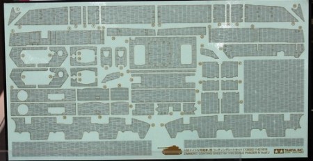 Tamiya 1:35 - 12650 Zimmerit Coating Sheet - Panzer IV Ausf.J