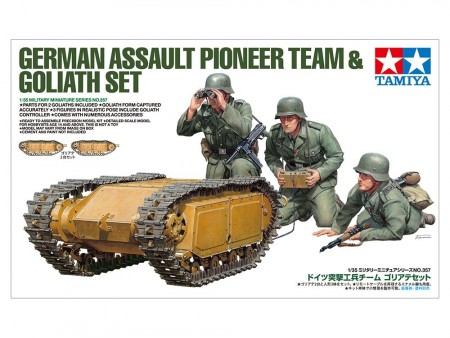 Tamiya 1:35 - 35357 German Assault Pioneer Team & Goliath Set