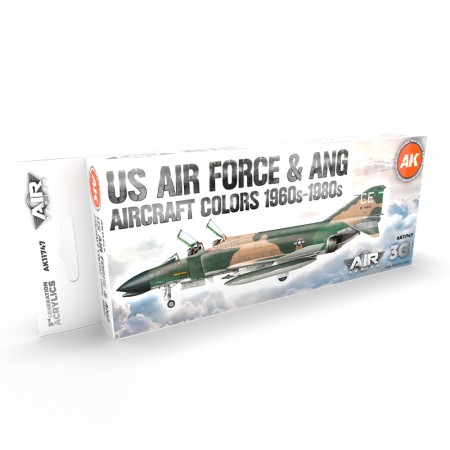AK-Interactive AK11747 US Air Force & ANG Aircraft Colors 1960s-1980s