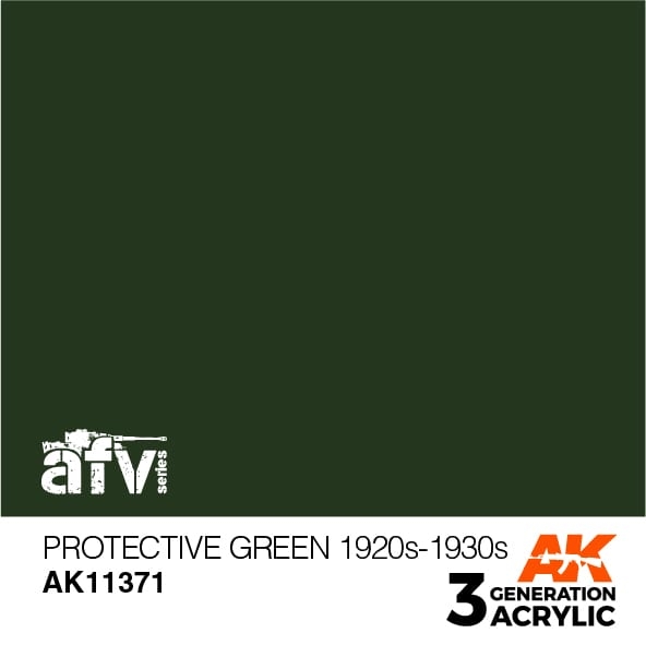 Protection' Green Color Protective Green 1920s-1930s - Hobbynor